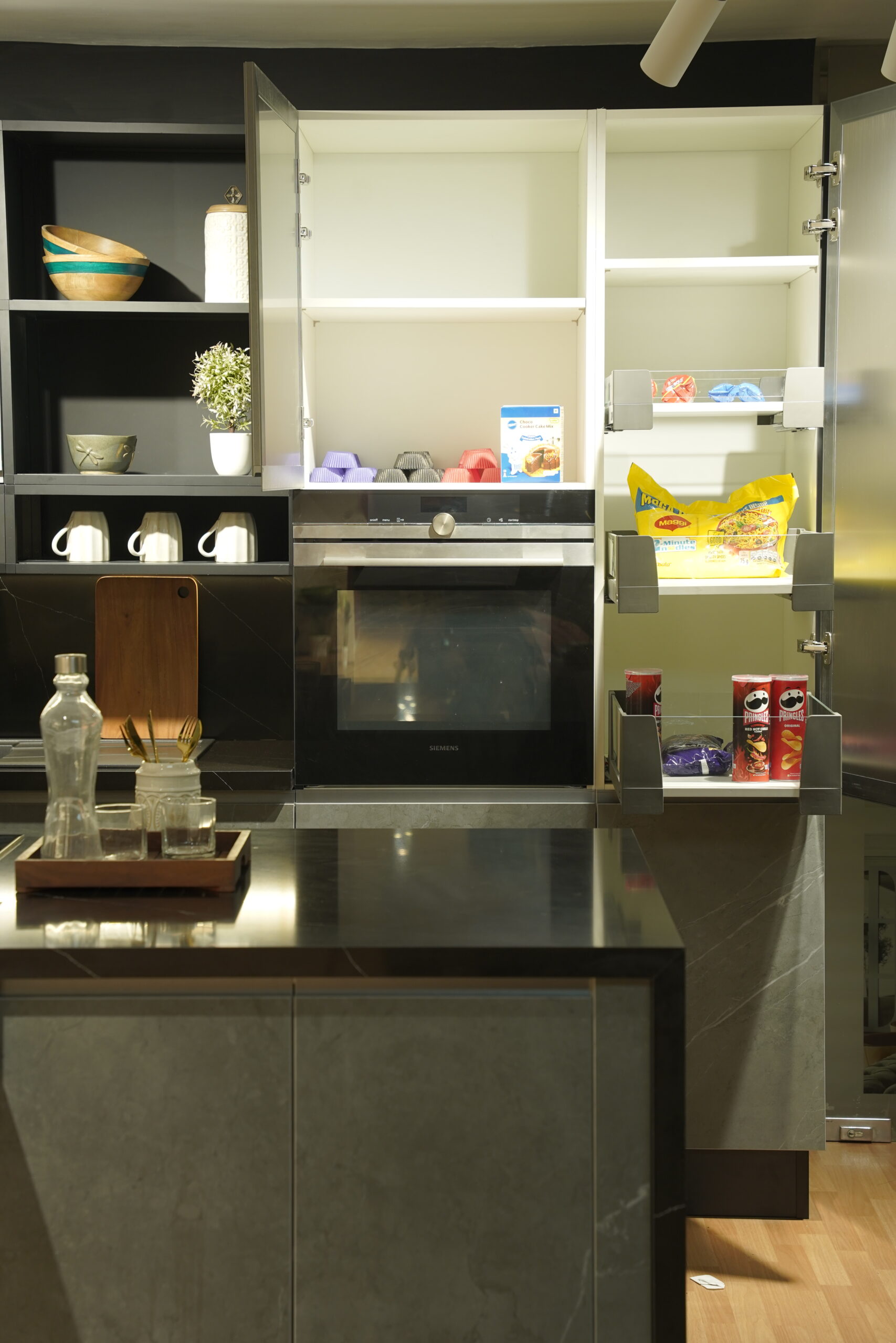 Smart Kitchen Interaction Interior